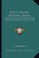 First Italian Reading Book