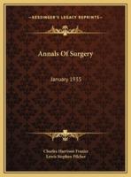 Annals Of Surgery
