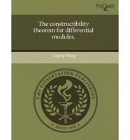 Constructibility Theorem for Differential Modules