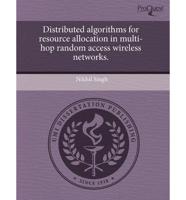 Distributed Algorithms for Resource Allocation in Multi-Hop Random Access W