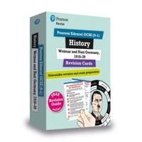 Pearson REVISE Edexcel GCSE History Weimar and Nazi Germany Revision Cards (With Free Online Revision Guide and Workbook): For 2024 and 2025 Exams (Revise Edexcel GCSE History 16)