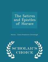 The Satires and Epistles of Horace - Scholar's Choice Edition