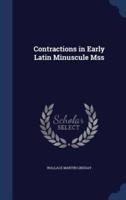Contractions in Early Latin Minuscule Mss