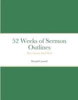 52 Weeks of Sermon Outlines
