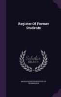 Register Of Former Students