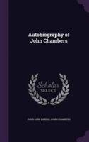Autobiography of John Chambers