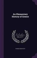 An Elementary History of Greece