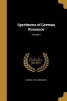 Specimens of German Romance; Volume 2