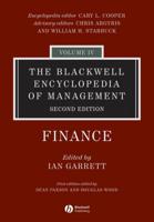 The Blackwell Encyclopedia of Management. Finance
