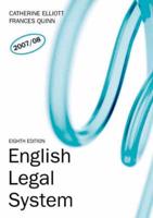 Valuepack:English Legal System/The Longman Dictioanry of Law