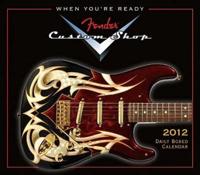 Fender Custom Shop Guitar 2012 Boxed Daily Calendar