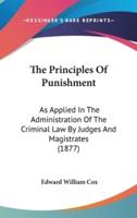 The Principles Of Punishment