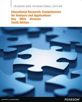 Educational Research Pearson New International Edition, Plus MyEducationLab Without eText