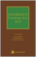 Paterson's Licensing Acts 2023
