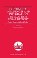 Continuity, Influences and Integration in Scottish Legal History