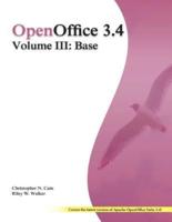 OpenOffice 3.4 Volume III
