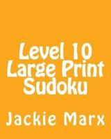 Level 10 Large Print Sudoku