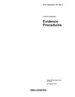 Army Regulation AR 195-5 Criminal Investigation Evidence Procedures 22 February 2013
