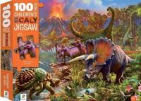 100-Piece Children's Scaly Jigsaw: Dinosaur Island
