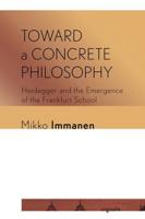 Toward a Concrete Philosophy
