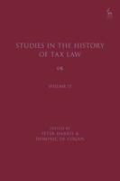 Studies in the History of Tax Law. Volume 11
