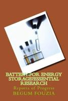 Battery-For (Energy Storage) Essential Research