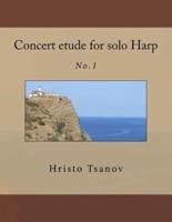Concert Etude for Solo Harp