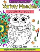 Variety Mandala Coloring Book Vol.3