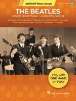 The Beatles - Instant Piano Songs Simple Sheet Music + Audio Play-Along Book/Online Audio