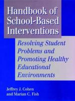 Handbook of School-Based Interventions