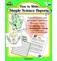 How to Write Simple Science Reports