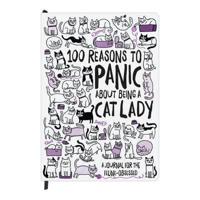 Knock Knock 100 Reasons to Panic About Being a Cat Lady Journal