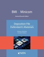 BMI V. Minicom, Deposition File, Defendant's Materials