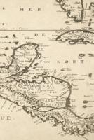 1656 Map of Central America - A Poetose Notebook / Journal / Diary (50 Pages/25 Sheets)