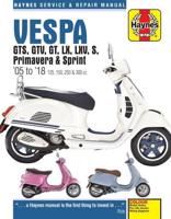 Vespa GTS, GTV, GT, LX, LXV, S, Primavera & Sprint (05 - 18)