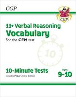 11+ CEM 10-Minute Tests: Verbal Reasoning Vocabulary - Ages 9-10 (With Online Edition)