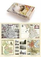 A Collection of Four Historic Maps of Lancashire