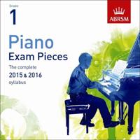 Piano Exam Pieces 2015 & 2016, Grade 1, CD