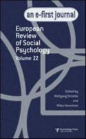 European Review of Social Psychology: Volume 22