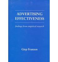 Advertising Effectiveness