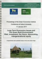 Long Term Economics Issues and the Green Built Environment
