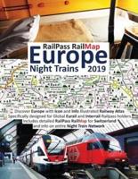RailPass RailMap Europe - Night Trains 2019
