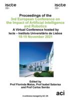 ECIAIR 2021 Proceedings of the   3rd European Conference on the Impact of Artificial Intelligence and Robotics