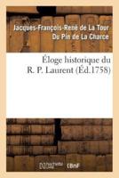 Éloge historique du R. P. Laurent