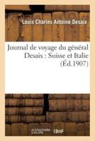 Journal de voyage du général Desaix : Suisse et Italie (1797)