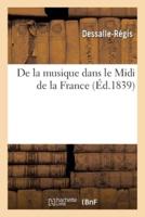 De La Musique Dans Le Midi De La France