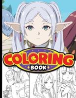 Frieren Beyond Journey's End Coloring Book for Kids and Teens