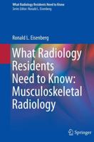 Musculoskeletal Radiology