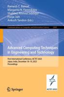 Advanced Computing Techniques in Engineering and Technology