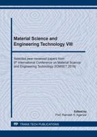 Material Science and Engineering Technology VIII